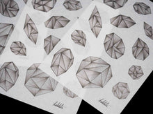 Load image into Gallery viewer, "oops" diamond washi paper stickers - takkti