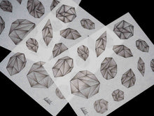 Load image into Gallery viewer, "oops" diamond washi paper stickers - takkti