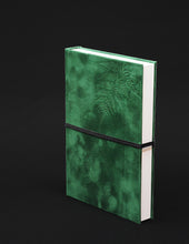 Load image into Gallery viewer, A5 hardcover BOUND notebook - fern design - "midnight garden collection" - takkti