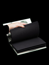Load image into Gallery viewer, A5 hardcover BOUND notebook - palm design - "midnight garden collection" - takkti