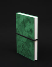 Load image into Gallery viewer, A5 hardcover BOUND notebook - monstera design - "midnight garden collection" - takkti