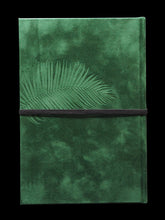 Load image into Gallery viewer, A5 hardcover BOUND notebook - palm design - "midnight garden collection" - takkti
