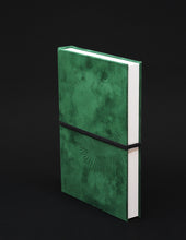 Load image into Gallery viewer, A5 hardcover BOUND notebook - palm design - "midnight garden collection" - takkti