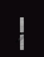 Load image into Gallery viewer, takkti limited notebook collection line art waves design raw linen with a black print and black ribbon