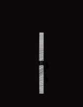 Load image into Gallery viewer, takkti limited notebook collection line art waves design raw linen with a black print and black ribbon