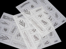 Load image into Gallery viewer, "oops" plant stamp washi paper stickers - takkti