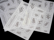 Load image into Gallery viewer, "oops" plant stamp washi paper stickers - takkti
