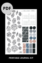 Load image into Gallery viewer, diamond printable kit PDF - takkti