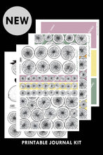 Load image into Gallery viewer, inkjuicy lemons printable bullet journal kit takkti