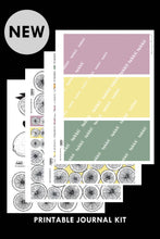 Load image into Gallery viewer, inkjuicy lemons printable bullet journal kit takkti