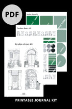 Load image into Gallery viewer, london doors printable kit PDF - takkti