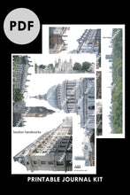 Load image into Gallery viewer, london landmarks printable kit PDF - takkti
