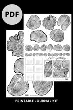 Load image into Gallery viewer, tree stumps printable kit PDF - takkti