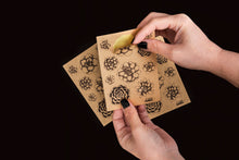 Load image into Gallery viewer, succulents kraft paper stickers takkti