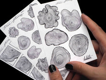 Load image into Gallery viewer, tree stumps stickers - takkti