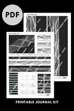 Load image into Gallery viewer, wave lines printable kit PDF - takkti