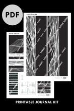 Load image into Gallery viewer, wave lines printable kit PDF - takkti