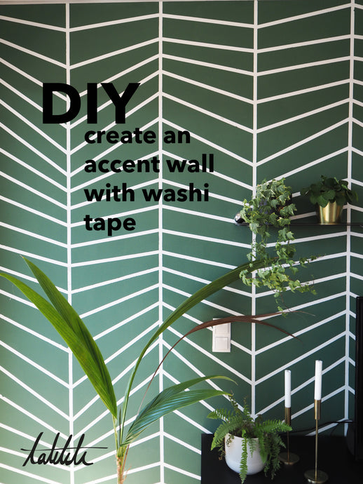 HOW TO USE WASHI TAPE: IN YOUR HOME - #1 DIY wall pattern
