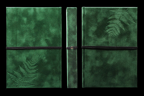 A5 hardcover BOUND notebook - fern design - 