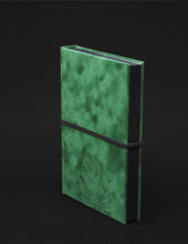 Load image into Gallery viewer, A5 hardcover BOUND notebook - monstera design - &quot;midnight garden collection&quot; - takkti
