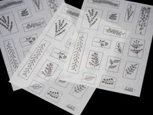 lade das bild in den galerie-viewer, &quot;oops&quot; plant stamp washi paper stickers - takkti
