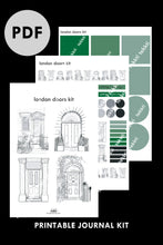 Load image into Gallery viewer, london doors printable kit PDF - takkti
