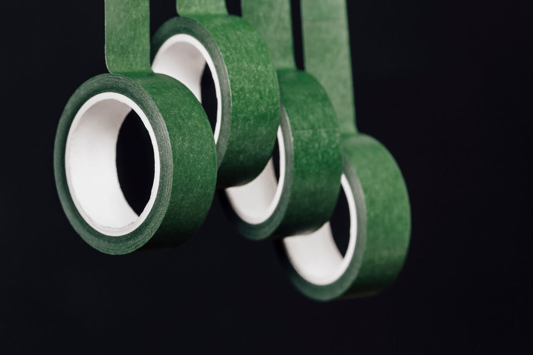 green washi tape - takkti